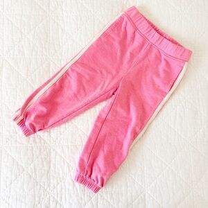 Gap Kids Jogger Pants Pink White Stripe 2T